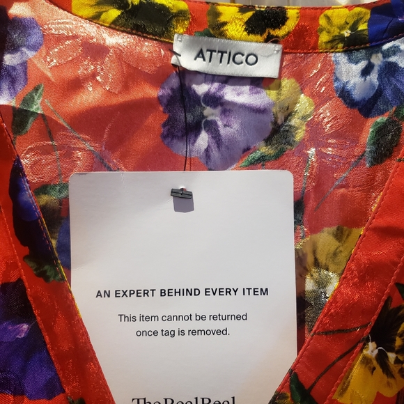 The Attico Ruffled Floral Pansy Dress, gorgeous! - Picture 7 of 14